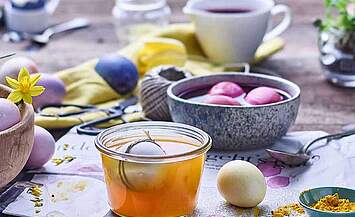 Nachhaltig Ostereier färben Nachhaltig Ostereier färben