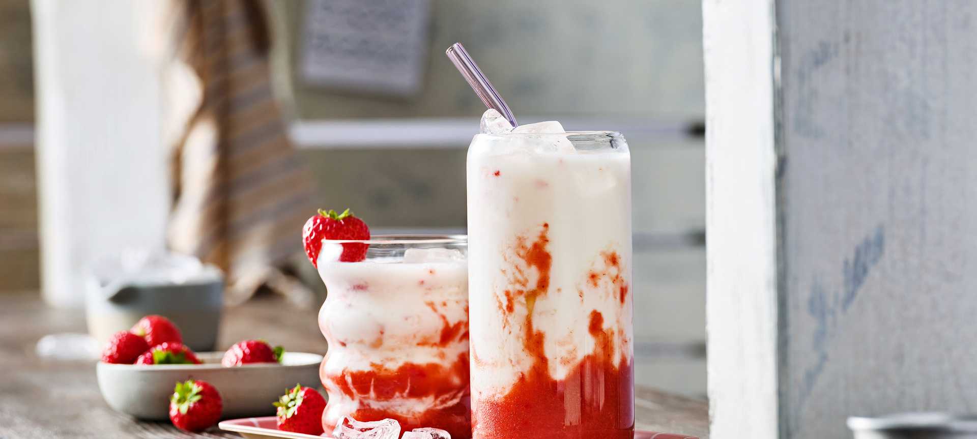 Rezeptbild für Fruchtiger Kefir Glow Up Drink